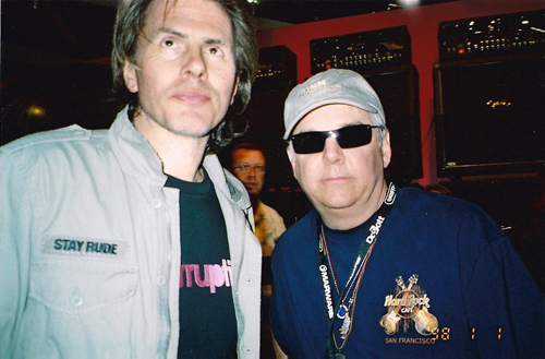 Robert Perala with John Taylor Duran Duran